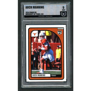 2024 Panini NIL #53  Arch Manning Texas Longhorns Football Rookie Mint 9